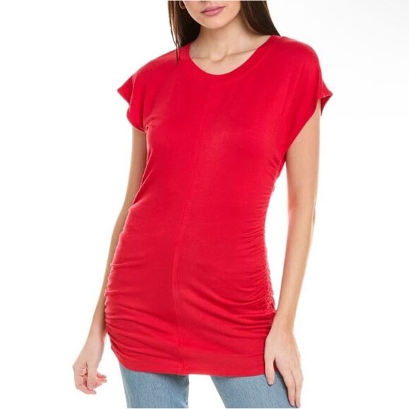 CAbi Red Whistle Tunic/Top Limited Edition 5616 Medium EUC - Picture 2 of 11